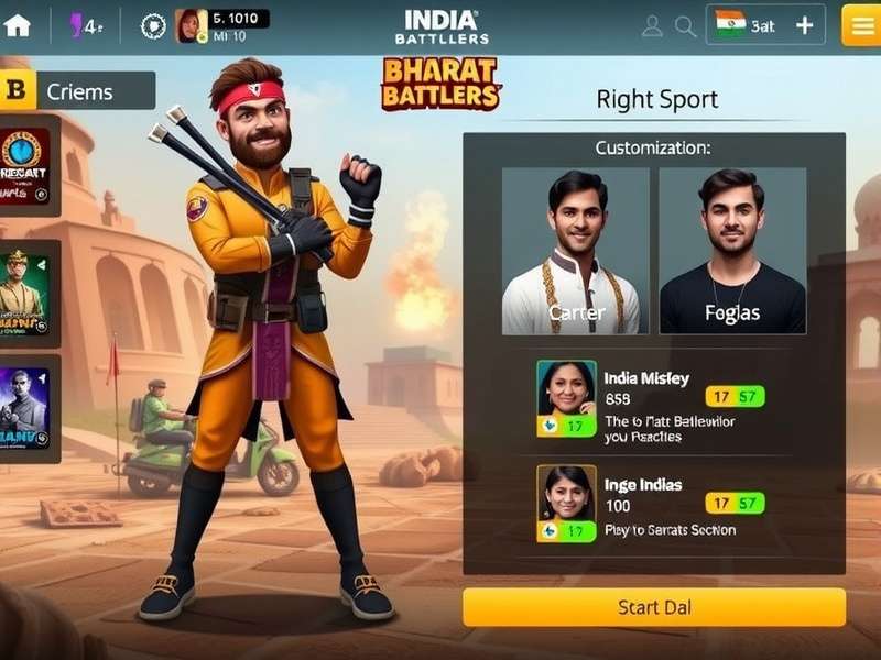 Bharat Battlers esports tournament scene with Indian players